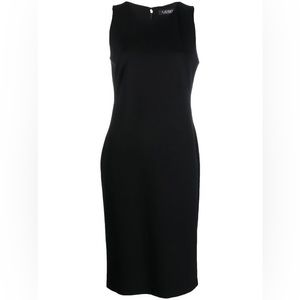 Sleeveless, slinky cocktail dress